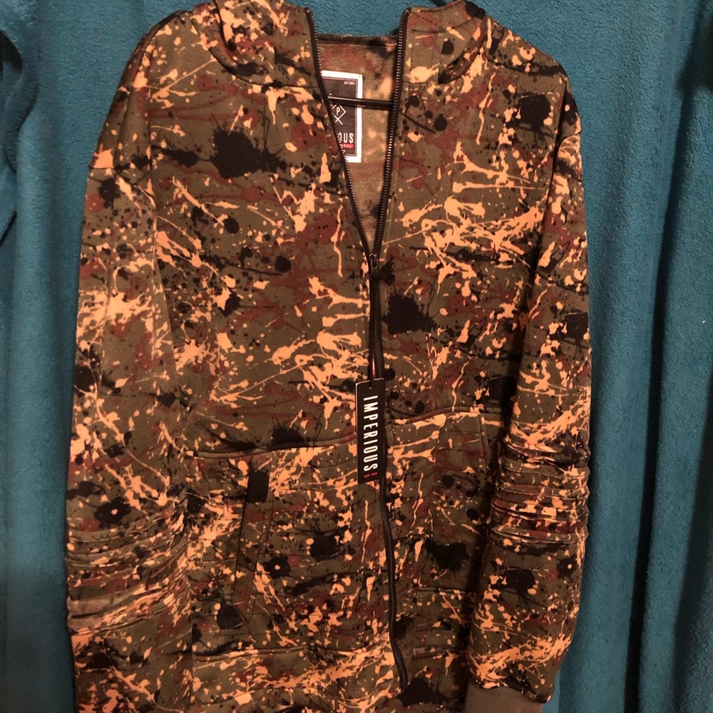 Green Camo Sweater